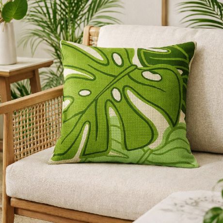 Kit coussin soudan - monstera
