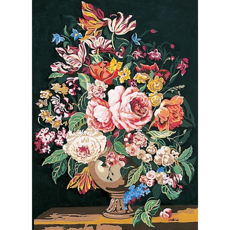 Canevas 45/60 - Le vase de fleurs