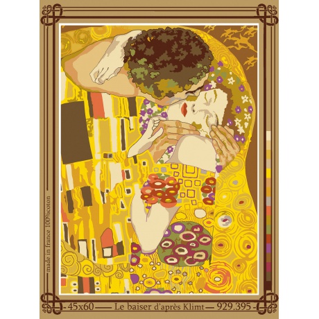 Canevas 45/60 - Le baiser (Klimt)