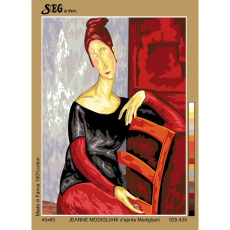 Canevas 45/60 - Jeanne (Modigliani)