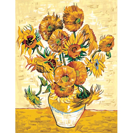 Canevas 60/80 - les tournesols (fleurs-Van Gogh)