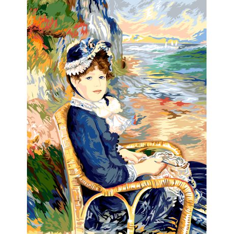 Canevas 60/80 - Au bord de la mer (Renoir)