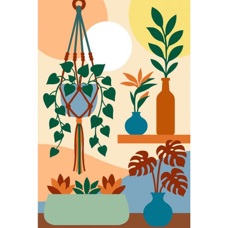 Canevas 30/40 Plantes suspendues