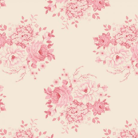 Tissu Tilda sunday brunch mia pink