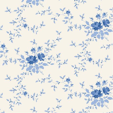 Tissu Tilda Something Blue no�l blue
