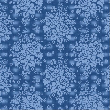 Tissu Tilda Something Blue picknic denim