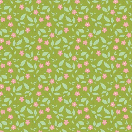 Tissu Tilda Tipsy green