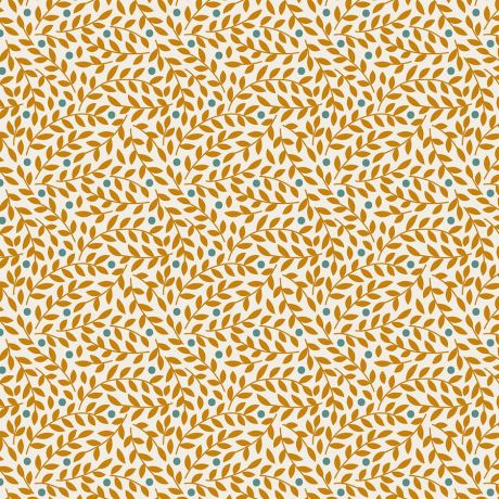 Tissu Tilda Village Life lilian ochre