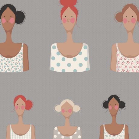 Tissu Tilda basics me and my friends slate