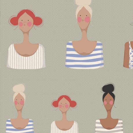 Tissu Tilda basics me and my friends khaki