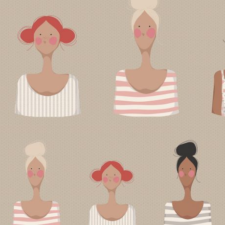 Tissu Tilda basics me and my friends sand