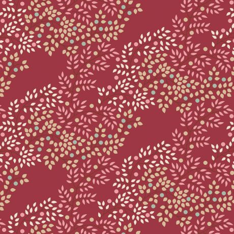 Tissu Tilda Creating Memories berrytangle burgundy