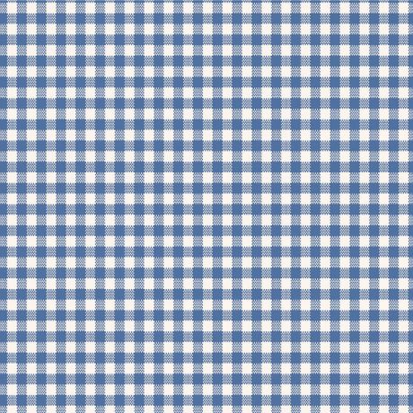 Tissu Tilda vichy laize de 274 cm blue