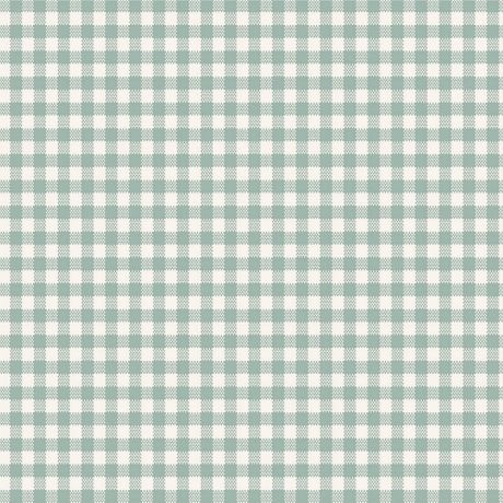 Tissu Tilda vichy laize de 274 cm duckegg