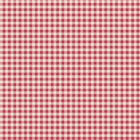 Tissu Tilda Creating Memories gingham red