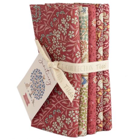 Fat Quarter Bundle de tissu Tilda Sanctuary 5 tissus 50x55