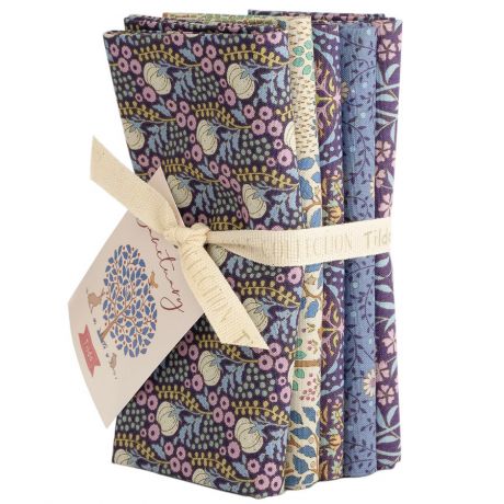 Fat Quarter Bundle de tissu Tilda Sanctuary 5 tissus 50x55