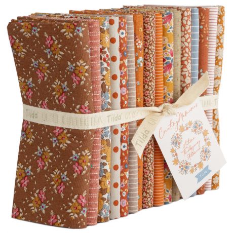 Fat quarter bundle tissu Tilda Creating Memories Autum 16 tissus 50x55cm