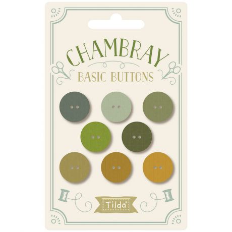 Boutons Tilda chambray boutons 16mm x 8pcs