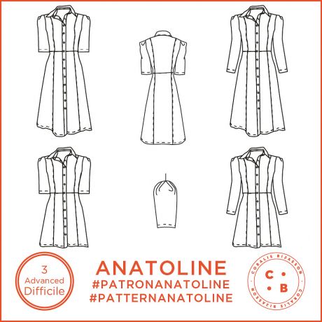 Patron Coralie Bijasson Anatoline robe 34/48