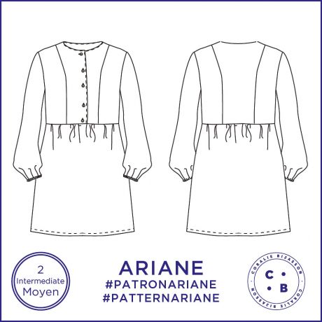 Patron Coralie Bijasson Ariane robe 34/56
