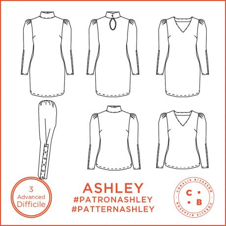 Patron Coralie Bijasson Ashley robe tunique 34/48