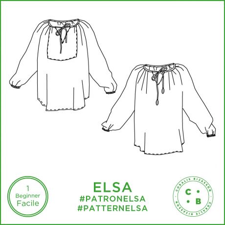 Patron Coralie Bijasson Elsa tunique 34/56