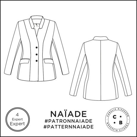 Patron Coralie Bijasson Naiade veste 34/48