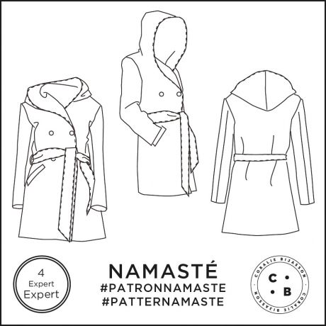 Patron Coralie Bijasson Namaste manteau 34/48