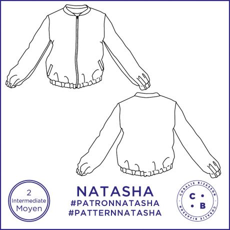 Patron Coralie Bijasson Natasha blouson 34/56