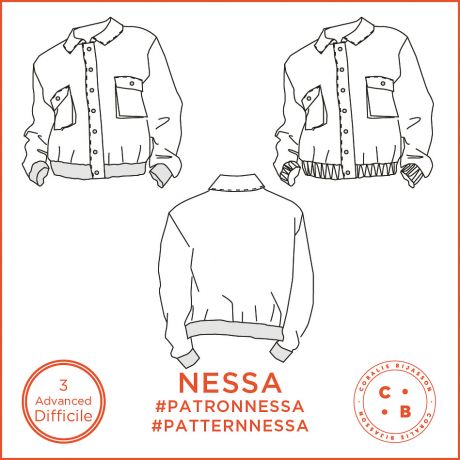 Patron Coralie Bijasson Nessa blouson 34/56