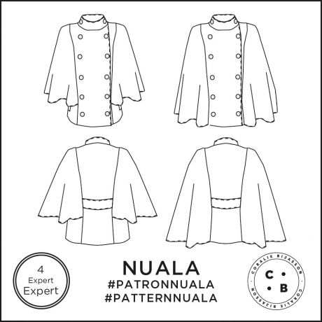 Patron Coralie Bijasson Nuala cape 34/48