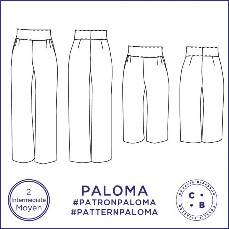 Patron Coralie Bijasson Paloma pantalon 34/56