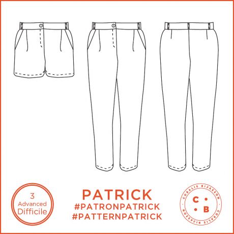 Patron Coralie Bijasson Patrick pantalon 34/56