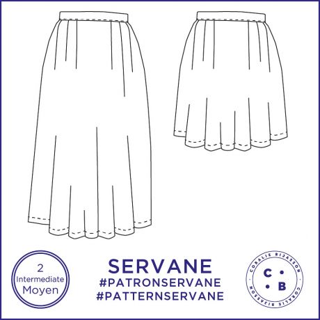 Patron Coralie Bijasson Servane jupe 34/56