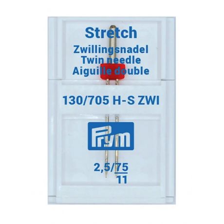 Aiguille double machine  coudre Stretch 75/2,5