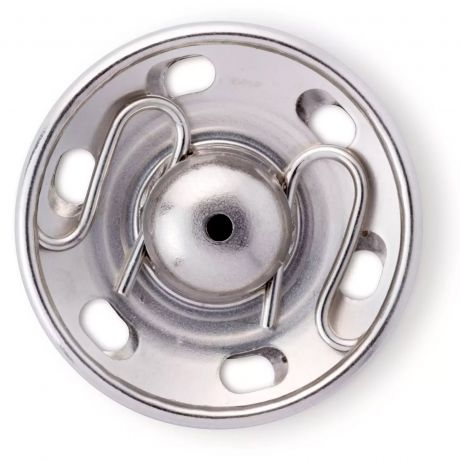 Boutons pression � coudre 13 mm laiton argent� x 1000