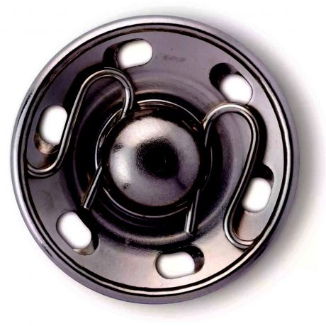 Boutons pression � coudre 13 mm laiton noir x 1000