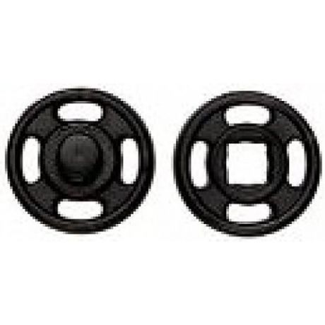 Bouton pression/coudre 10mm plast noir carton 1000