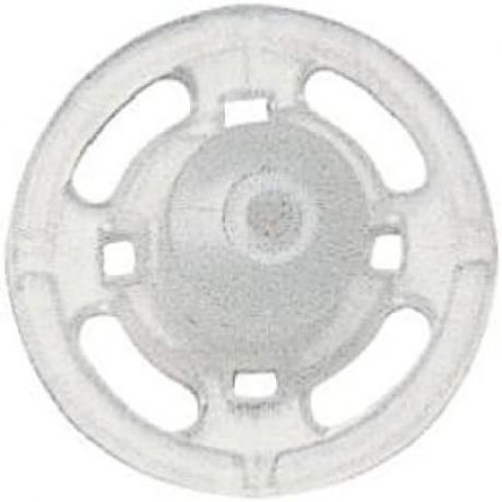 Boutons pression � coudre 15mm plastique transpare