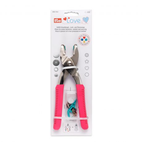 Prym love pince vario fuchsia + outils color snaps