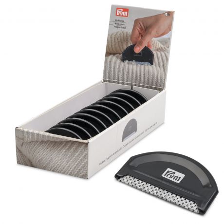 Peigne � tricot plastique noir pr�sentoir x10pc