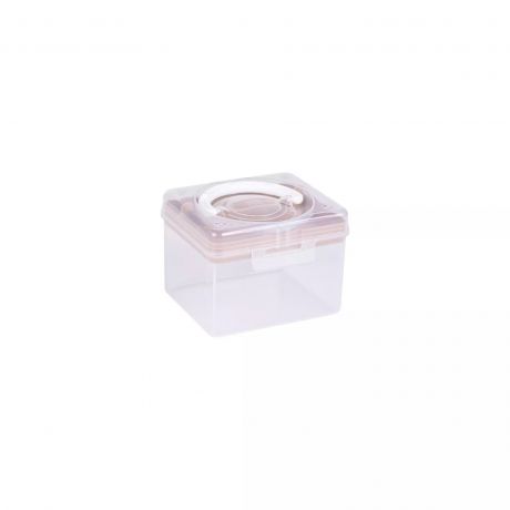 Bo�te plastique de rangement taille S beige
