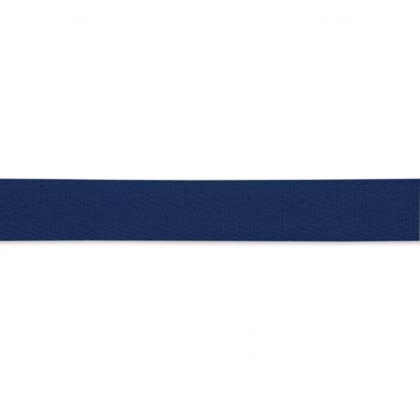 Ruban serg� de coton 15mm bleu marine(5m)