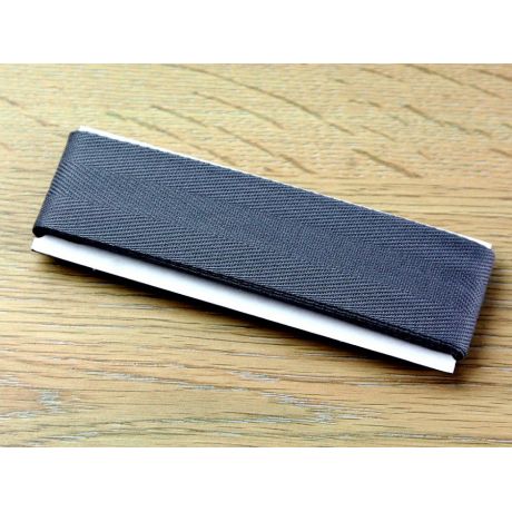Ruban serg� de coton 30mm gris(2,5m)