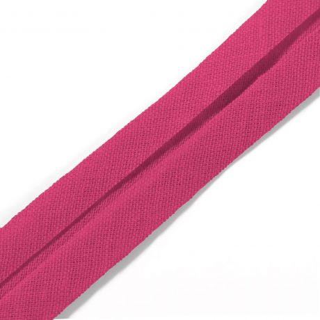 Biais coton 40/20 mm fuchsia