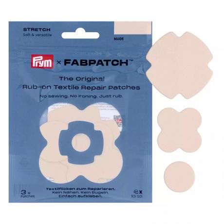 Patch autocollant STRETCH beige, 3pc