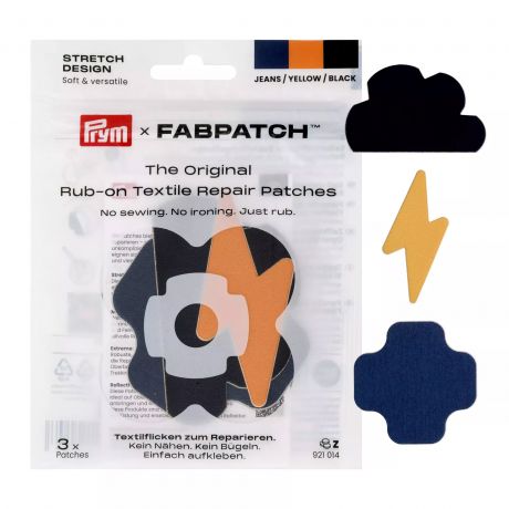 Patch autocollant STRETCH �clair nuage, 3pc