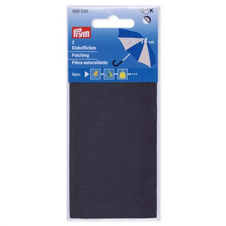 Pice autocollante nylon 6,5x14cm anthracite