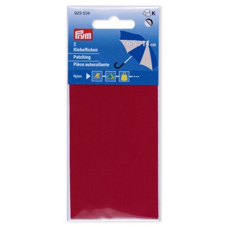 Pice autocollante nylon 6,5x14cm fuchsia